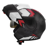 Capacete Peels Urban Rush Preto vermelho Com Viseira Solar