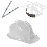 CAPACETE PLT PLASTCOR EM POLIETILENO SELO INMETRO BRANCO C A 31469 JUGULAR PARA CAPACETE A T ABF