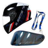 Capacete Polar Race Doom Helt 62 Viseira Polar Iridium