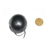 Capacete Preto Moderno Miniatura P Boneco Escala 1 6