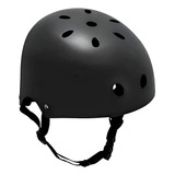 Capacete Proteção Bmx Patins Skate Coquinho Cor Preto