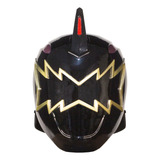 Capacete Ranger Preto Power Rangers Dino Trovão dinothunder