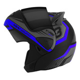 Capacete Robocop Moto Articulado Fechado Vpro Jet 3 Vis Fume