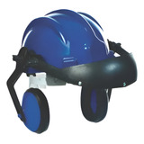 Capacete Segurança Acoplado abafador De Ruido Prot Facial