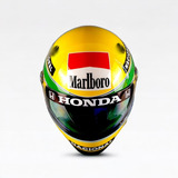 Capacete Senna Temporada 1991 Scala 1 1 Homologado