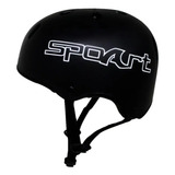 Capacete Skate Bike Patins Pop Adulto Cor Preto Tamanho G