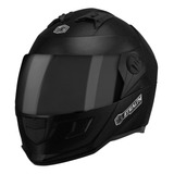 Capacete Stealth Integral Solid Brilhante Viseira Fume Nfe