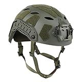 Capacete Tático Militar Versão Simplificada Ops Core Fast SF Super High Cut Helmet CS Paintball Proteção De Paintball Equipamento Airsoft Color E OD Size M