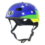 Capacete Traxart Profissional Brazil Flag Dl 093