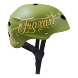 Capacete Traxart Profissional Esportivo Verde Dt 198