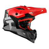 Capacete Trilha Mattos Racing Atomic Icon Vermelho Motocross
