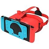 Capacete VR Compatível Com Switch Switch OLED 3D VR Aplicar Ao Fone De Ouvido Switch VR Labo óculos De Proteção Para Switch Consoles De Switch OLED Não Incluídos Laranja Azul 