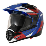 Capacete X11 Crossover Desert Óculos Moto Off Road Big Trail