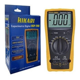 Capacímetro Digital Hikari Modelo Hcp 200 Display Lcd
