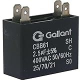 Capacitor CBB61 Gallant 2-5MF --5- 400 VAC GCP25S00A-PT400