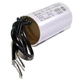Capacitor Com 2 Fios Metalizados Para Motor 45UF 250 VAC MVM