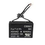 Capacitor De Partida CBB61 2uF 450V 2fios