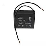 Capacitor De Partida CBB61 4uF 450V 2fios