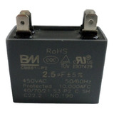 Capacitor De Partida Condensadora 2 5uf 5 450vac 50 60hz