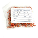Capacitor Disco Ceramico 100nf X 50v 104 1000 Peças