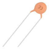 Capacitor Disco Ceramico 33pf X 50v 33 100 Peças