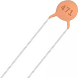 Capacitor Disco Ceramico 470pf X 50v 471 100 Peças