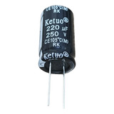 Capacitor Eletrolitico 220uf X 250v Pack C 10 Pçs