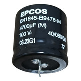 Capacitor Eletrolitico 4 700uf X 100v 4700uf X 100v epcos