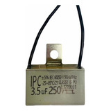 Capacitor P ventilador Arno 3 5uf 250vac Serve Várias Marcas