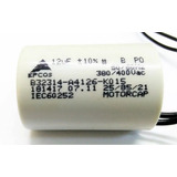 Capacitor Permanente 12uf 380 400 Vca Fios Epcos Promoção