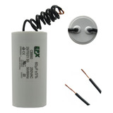 Capacitor Permanente 2 Fios 60uf 250v Motor Elétrico Epx