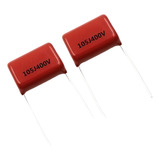 Capacitor Poliéster Metalizado 1uf 1m 400v lote 30 Peças 
