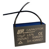 Capacitor Quadrado 2 Fios P Ventilador 10uf 250vac 50 60hz