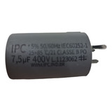 Capacitor Ventilador De Teto Faston 7 5uf 400 Loren Sid 127v 400vac