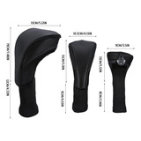 Capas Club Head 3 Peças Para Fairway Woods Driver Hybrids L