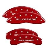 Capas De Pinça Chevrolet 14252Ssilrd Vermelho Prateado Prateado