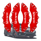 Capas De Pinça De Freio Civic Kit 4 Pçs Cola Grátis