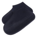 Capas De Silicone Pretas Para Sapatos À Prova D água E