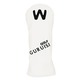 Capas Para Cabeças De Golfe 1 Driver 3 Branco 3 35x12cm
