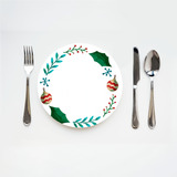 Capas Para Sousplast 4 Un 30x30cm Sublimado Decoração Natal