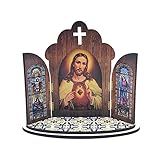 Capela Em Mdf Sagrado Coração De Jesus Pequena