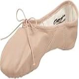 Capezio Sapatilha Feminina De Couro Juliet Ballet Rosa Claro 5 Wide