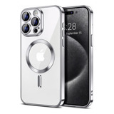 Capinha Anti Choque Magsafe Proteção Câmera Luxo Para iPhone