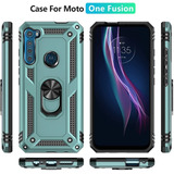 Capinha Anti Impacto Anel Para Motorola One Fusion Plus