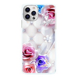 Capinha Borboletas Com Flores Diamante E Nome Capa
