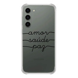 Capinha Compativel Modelos Galaxy Amor Saúde Paz 0005
