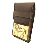 Capinha De Cintura Em Couro Para Cowboy Cavalgada Bainha