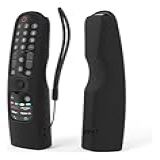 Capinha De Silicone Para Controle Remoto Tv LG Smart Magic Capa Protetora à Prova De Choque Para Controle Remoto LG MR23GN 2021 2024 Com Alça LG Remote Cover Preto 