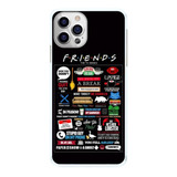 Capinha Friends Fundo Preto Coisas Da Série Capa Celular