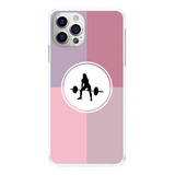 Capinha Mulher Levantamento De Peso Rosa Capa De Celular
